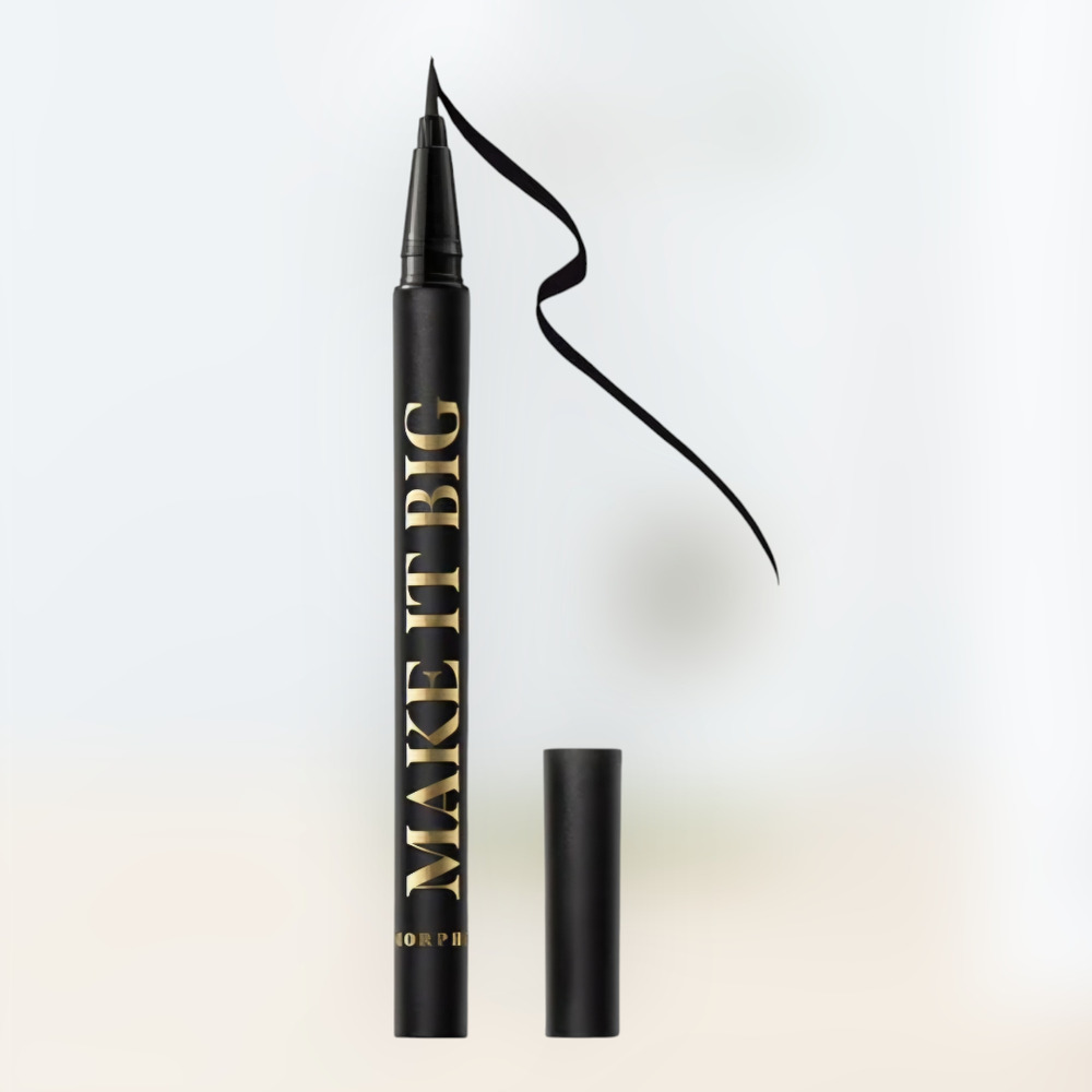 Morphe New Make It Big brush tip liquid eyeliner in Bold Black 0.55 ml